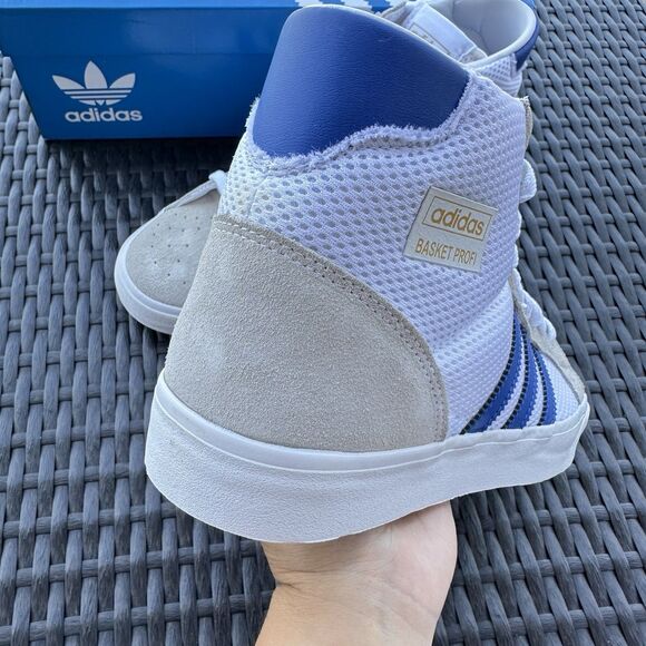 Adidas Basket Profi White Royal Blue Men\'s Athletic Shoes FW3112 main image 9